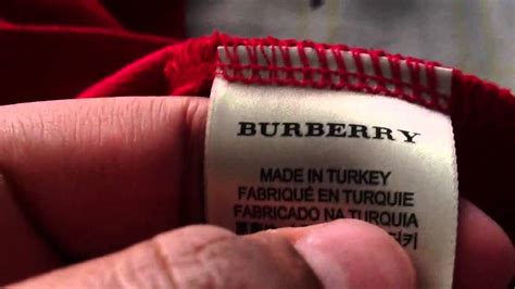 burberry polo made in turkey|authentic Burberry polo shirt.